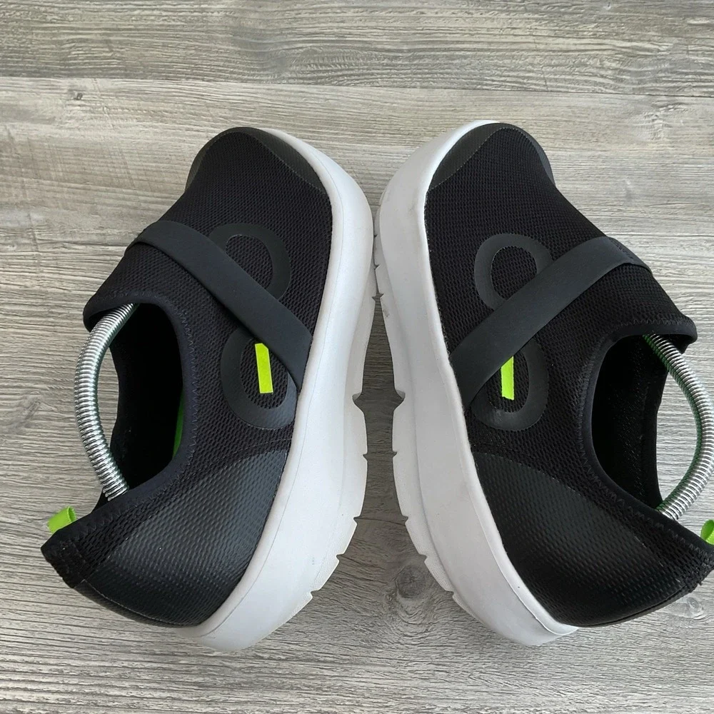 OOFOS OOmg Sport Shoes Men 13 Black Walking Recovery Comfort Sneakers Athletic